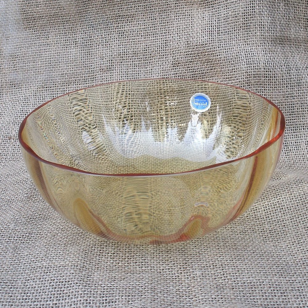 Vintage Imperial Glass Serving Bowl